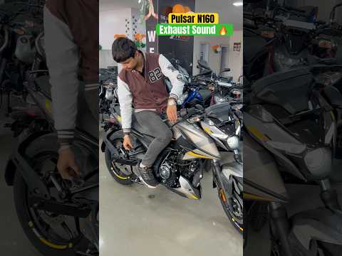 2025 Bajaj Pulsar N160 Exhaust Sound 🔥#shorts #bajaj #bajajpulsar #shortsvideo #trending #fyp