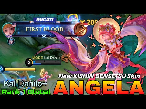 Strings of Fate Angela New Kishin Densetsu Skin - Top 1 Global Angela by Kal Danilo~ - Mobile Legend