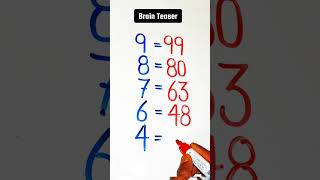 99% will Fail.. in this Easy Brain Teaser 😱 #math #mathtest #mathchallenge #basicmath #easymath
