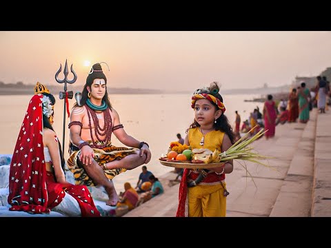 बाल कान्हा को छठ पूजा करते देख आये महादेव || छठ पूजा स्पेशल || Yasomati Maiya Ke Nandlala