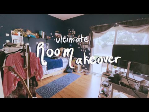 The Ultimate Room Makeover | cheap pinterest decor, rearranging, lights