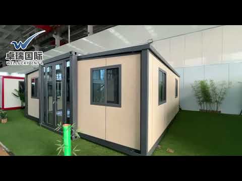 Luxury Movable House Container Modular Portable Homes 2 Bedroom Container House 20FT 40ft