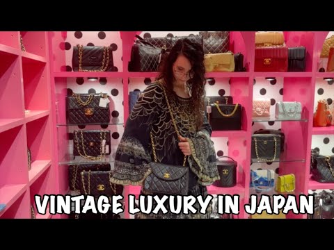 VINTAGE LUXURY SHOPPING IN JAPAN! Chanel, Hermes, Louis Vuitton 🤩 so much eye candy!