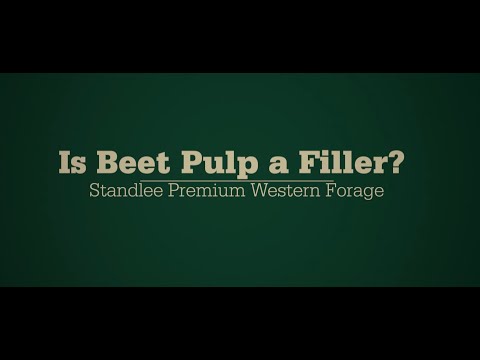 Is Smart Beet (Beet Pulp) A Filler?