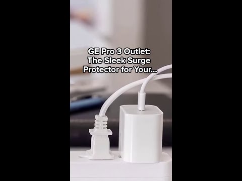 ✨ GE Pro 3 Outlet  The Sleek Surge Protector for Your Stylish Space ✨