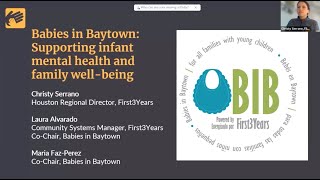 Babies in Baytown Supporting Infant Mental Health and Family Well being