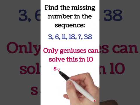 Can You Find the Missing Number in This Pattern #MissingNumber #puzzle #EntryTestPrep #maths