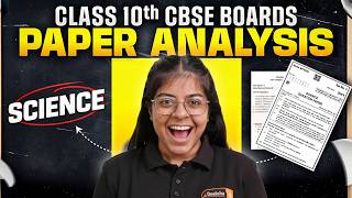 CBSE Class 10 SCIENCE Paper ANALYSIS 😱🔥 | Class 10th Boards 2026 💯 #english