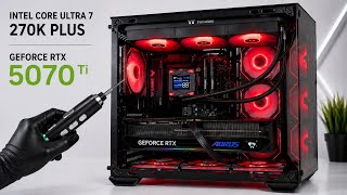 Intel Core Ultra 7 270K Plus + RTX 5070Ti Gaming PC Build 🔥 Ultimate 1440p & 4K Beast!