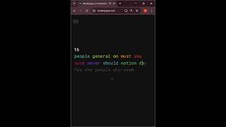 Day 2 | Fast typing on Monkeytype (RGB keyboard)