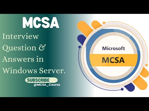 Interview Question & Answers in Windows Server|Part-1|MCSA Course in Telugu for fresher & experience