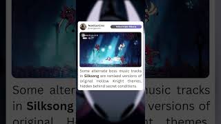 some alternate boss music in silksong are remixed versions from hollow knight #hollowknightsilksong