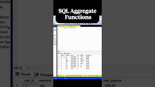 SQL Aggregate Functions