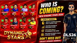 DLS26 NEW DYNAMIC STARS LEAKED 🔥 ALL NEW PLAYERS REVEALED!