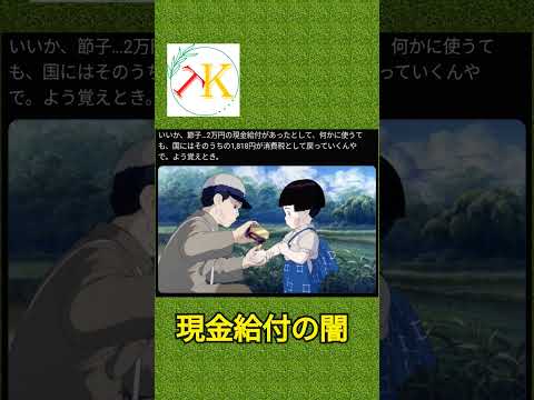 政府からの現金2万円給付の闇#お金 #給付金  #政府