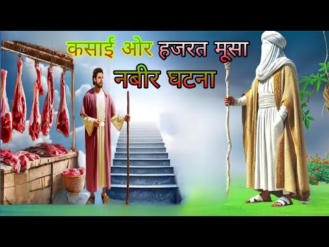 कसाई और मूसा नबी की कहानी | मूसा और कसाई की कहानी |Kasai Hazrat Musa Nabi ke Sath Jannat mein jayegi