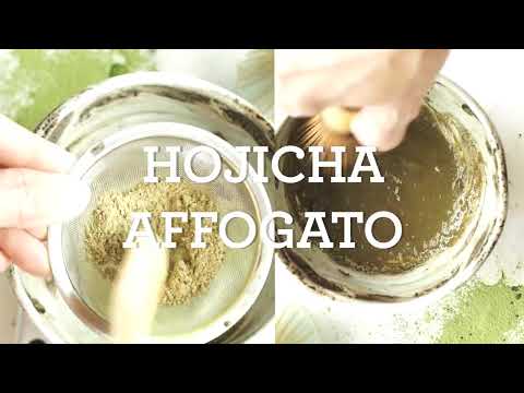 Matcha-gato + Hojicha Affogato