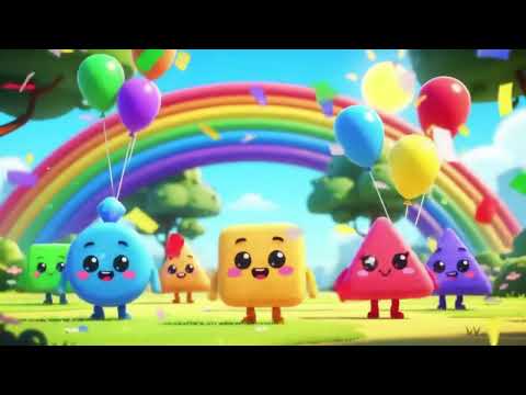 Shape Song for Kids | Learn Shapes #shapesongforkids #kidsongs #nurseryrhyme #cartoonforkids