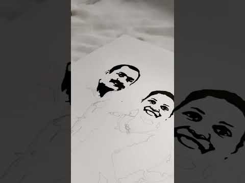 Stencil art ...dm in Instagram for your portrait.. @fezinkrafts #diy #resinart
