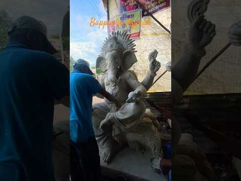 Largest Ganpati Idol processing Making of Ganesha Murthy मंडळाचे बाप्पाची मूर्थी कशे बनवतात पाहुयात