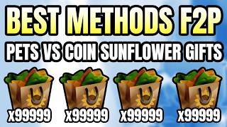 Best Method For Sunflower Gifts in Pet Simulator 99 (Roblox)