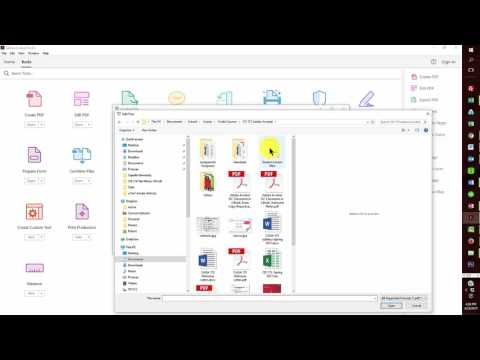 ADOBE ACROBAT DC - Combining Files
