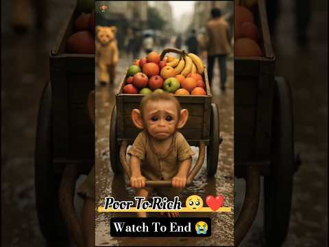 Poor Monkey Emotional Story 😭😭 #youtubeshorts #shortsfeed #viralshorts