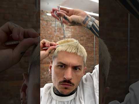 ‘SELF HAIRCUT’ Attempting to give myself a short mullet. Styled using Rascals Paste