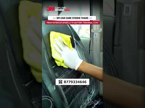 Unique detailing at 3M Car Care Studio Thane! Enjoy interior makeovers and exceptional service! 🚘🚘