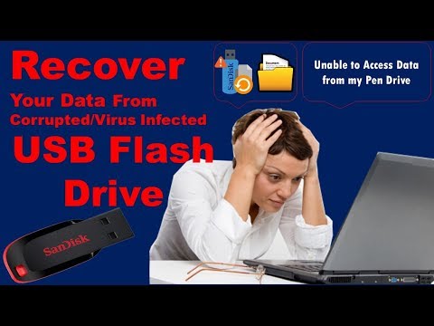 How to recover data from corrupted pen drive using cmd