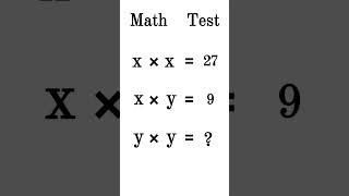 "Mind-Blowing Math Puzzle! 🔥 Can You Solve It? #MathPuzzle #maths#MathChallenge #Shorts #MentalMath