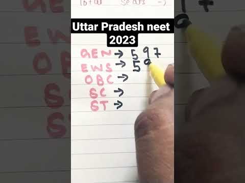 upneet uttar pradesh state qoutqa- cuttoff marks neet 2023 mbbs #shorts #mbbs #neet2023 #neetresult