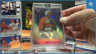 Paul Sun-hyung Lee Auto as Captain Carson Teva - 2022 Star Wars Signature Hobby Box Break!