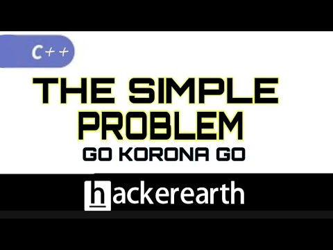 HackerEarth | The Simple Problem in Hindi | C++ | Intro