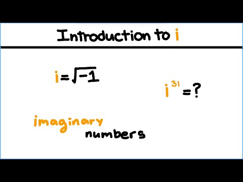 Introduction to Imaginary Numbers