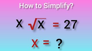 Find the value of X| Math Olympiad problems