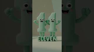Lets learn 1 to 20 counting. #learningisfun #cutebaby #cuteanimals #3dart #countingforkids