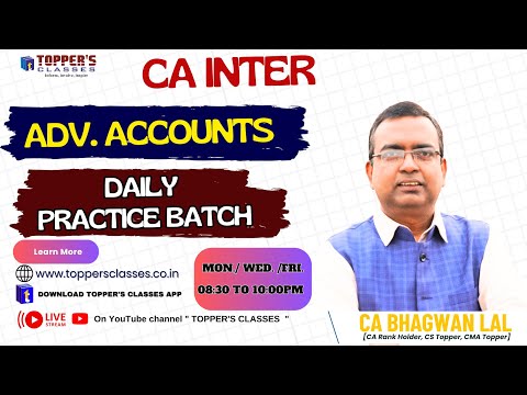 CA INTER / ADV. ACCOUNTS / DAILY PRACTICE BATCH