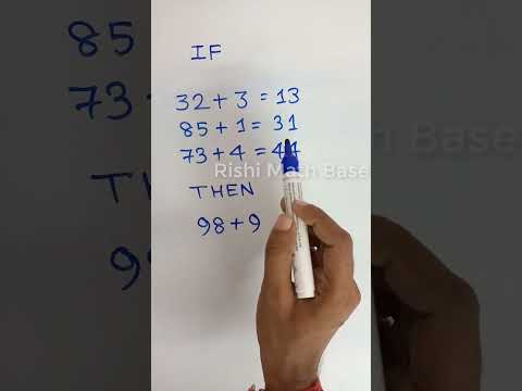Tricky Maths, #shorts #youtubeshorts 170825