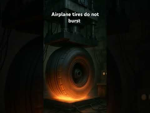 airplane tyres do not burst #airplane #tyres #engineering