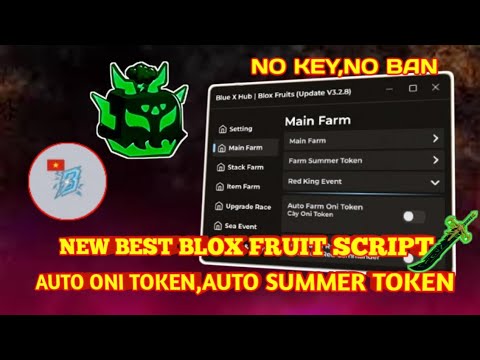 NEW Bluex Hub Script | Keyless | Auto Fishing | Auto Oni Tokens | ⚡ lightning update 