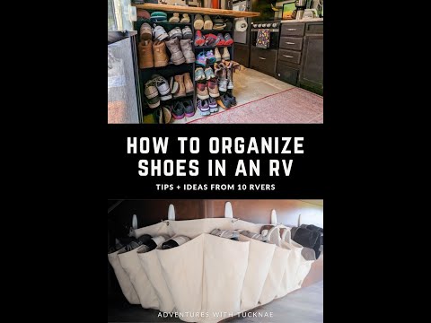 camper shoe storage ideas campingcamping ideascamping hackscamping essentials