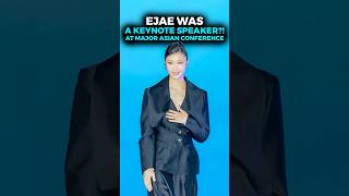 EJAE Spoke At Major Asian Conference #BiasNotes #EJAE #HUNTRIX #KpopDemonHunters
