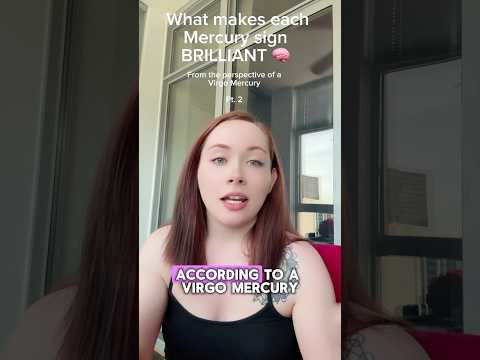 What makes every Mercury sign BRILLIANT 🧠 part 2 #astrology #astrologytips #astrologyposts