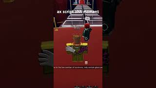 Bro was using ax scripts.  #AlexScript #robloxhackscript #fyp #viral