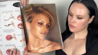 following a 1997 makeup tutorial
