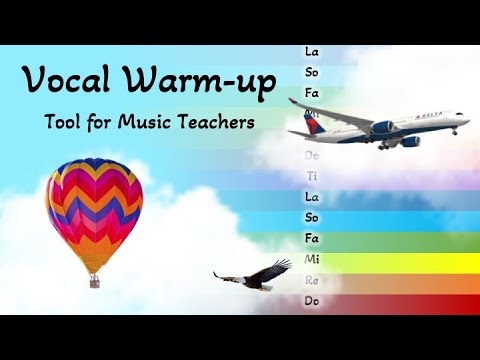 Class Vocal Warm-up in F major (for music teachers)