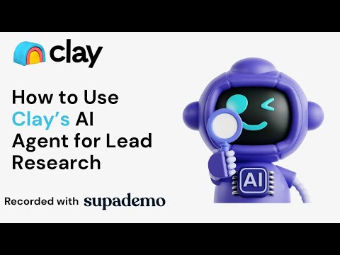 How to Use Clay’s AI Agent for Lead Research