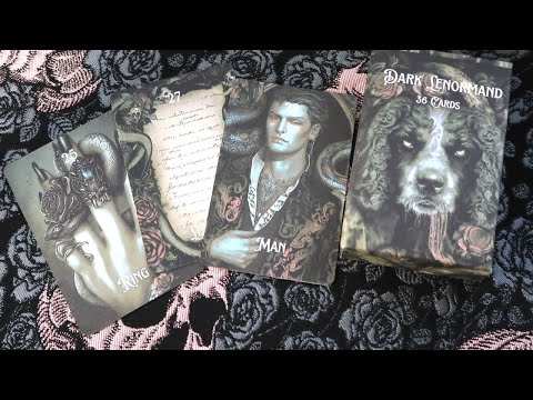 Dark Spooky Lenormand Cards 🕷️ Deck Review, Flip Through, Unboxing