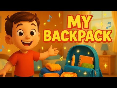 In My Backpack | #nurseryrhymes | #kidssong | #kindergarten | #toddlers